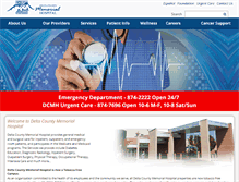 Tablet Screenshot of deltahospital.org
